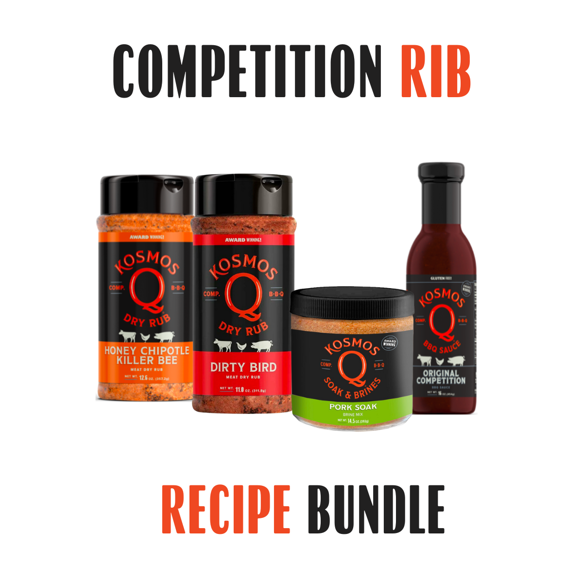 Kosmo's Q Recipe Bundles Competition Rib Recipe Bundle